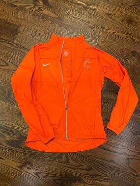 Nike Clemson Tigers Women's Lightweight Rain Jacket Size M Orange